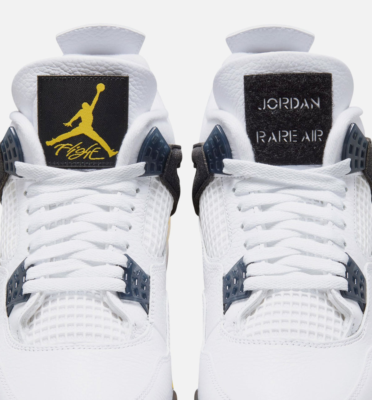 Air Jordan 4 Retro Rare Air Tour Yellow – Men's Lifestyle Shoe in White/Dark Blue Grey/Black/Tour Yellow