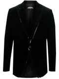 DSQUARED2 sequined-trim velvet blazer