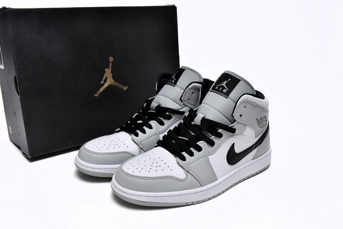 Jordan 1 Mid Light Smoke Grey Reps Sneakers 554724-092