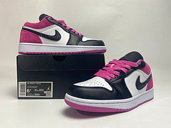 Air Jordan 1 Low Black Active Fuchsia Reps Sneaker CK3022-005