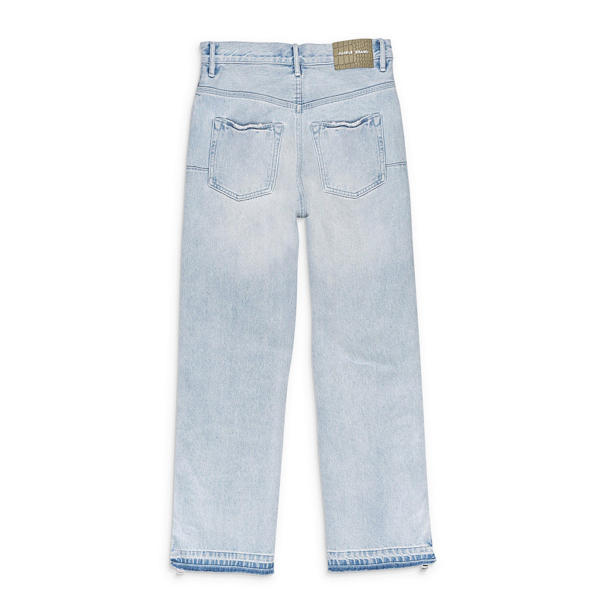 FULL SIDE ZIP LIGHT Indigo SKINNY JEANS