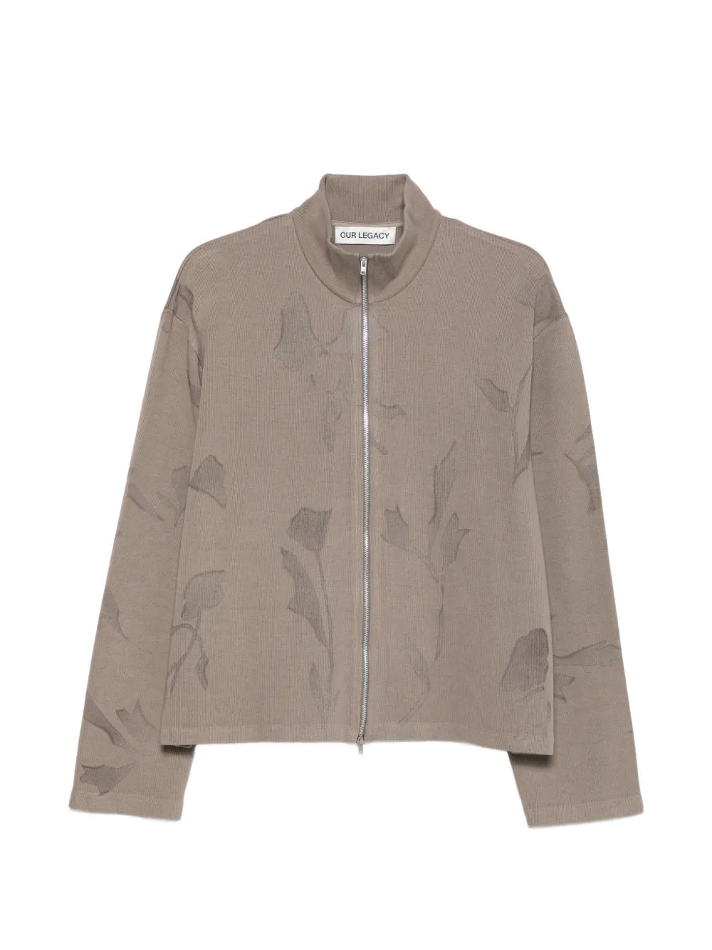 OUR LEGACY Shrunken Floral-Print Sweatshirt