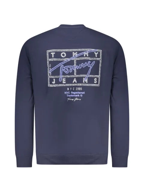 Tommy Jeans logo-print cotton sweatshirt