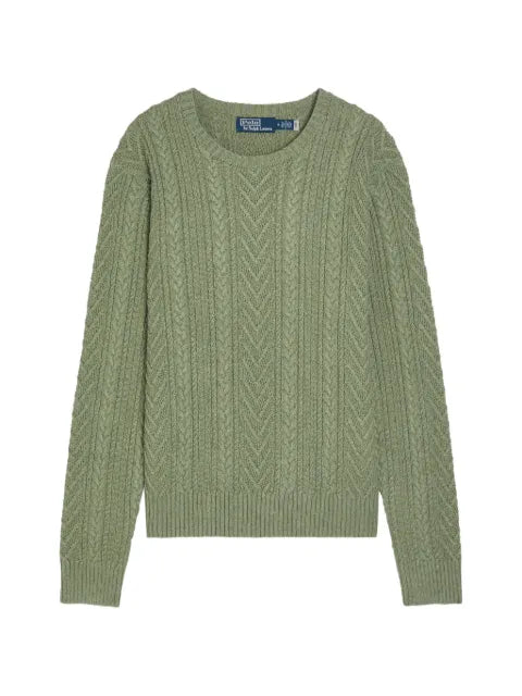 Polo Ralph Lauren Aran-knit cotton-linen jumper