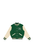 Htc Los Angeles College logo-embroidered varsity jacket