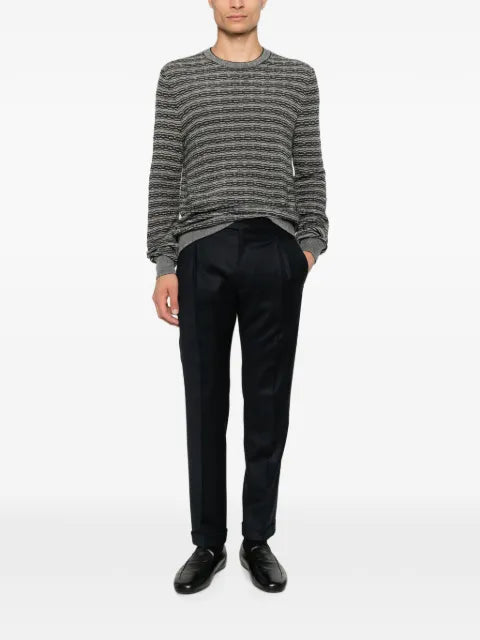 Emporio Armani horizontal-stripe sweater