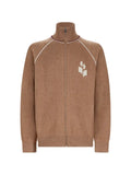 MARANT Sergio logo-embroidered zip-up cardigan