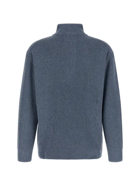 JW Anderson ribbed-knit half-zip sweater