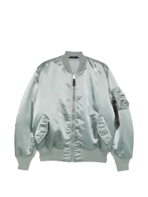 Alpha Industries satin-finish bomber jacket
