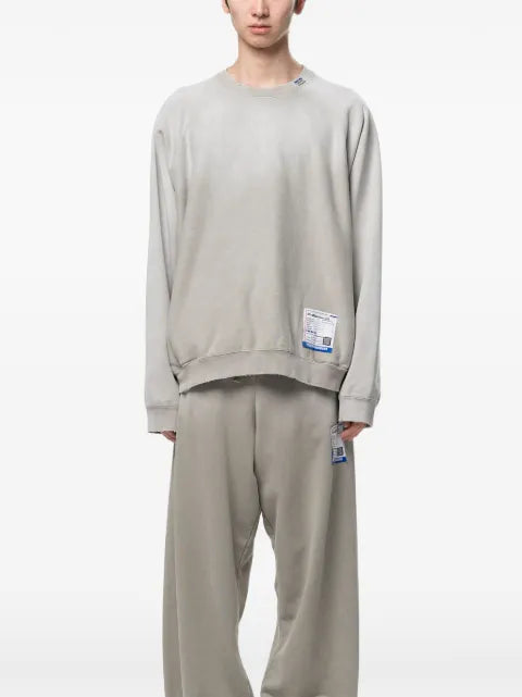 Maison MIHARA YASUHIRO sun-faded like distressed sweatshirt