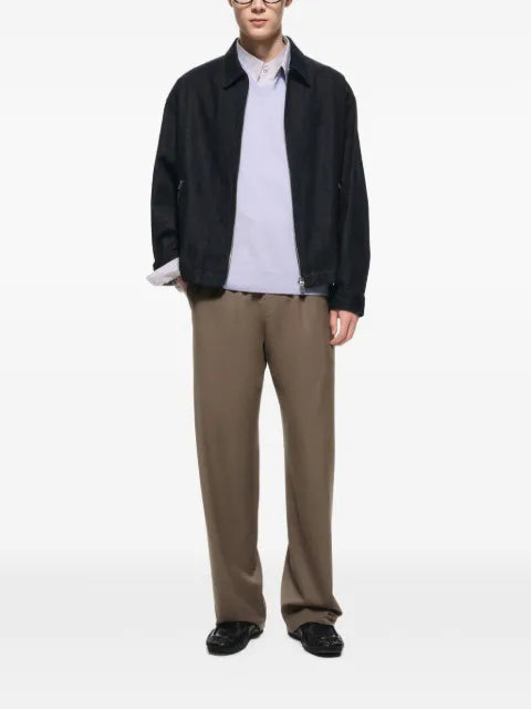 CROQUIS zip-up denim jacket