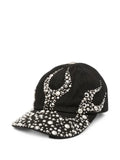 THUG CLUB stud-embellished baseball cap