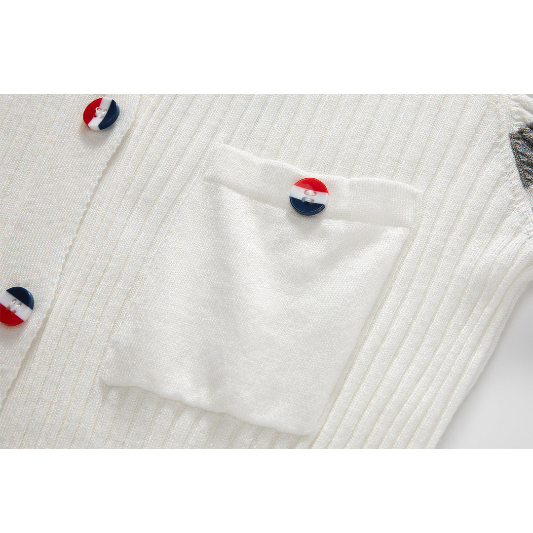 Women Color buckle POLO shirt