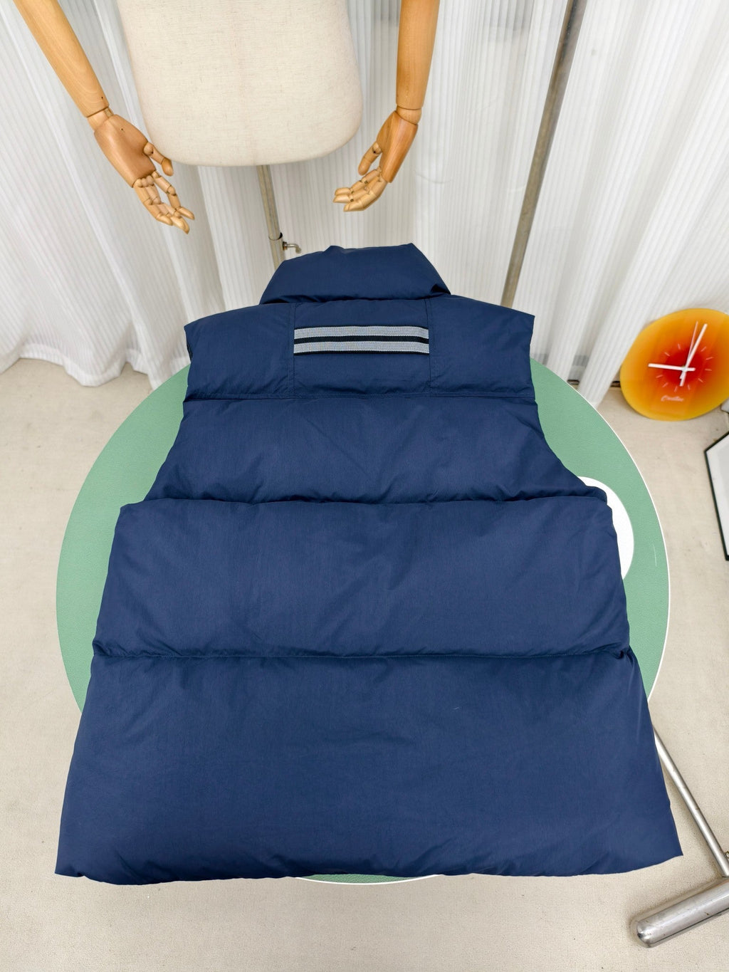 Canada Goose Arctic Program Navy Blue Down Vest with Reflective Detail
