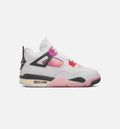 Air Jordan 4 Retro 'Comic' Grade School - Off White/Fire Pink/Anthracite