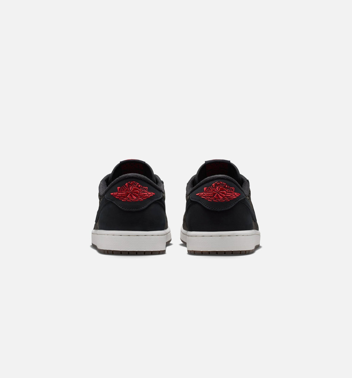 Air Jordan 1 Retro Low OG Laser Black And Varsity Red Men's Shoes - Black Varsity Red White