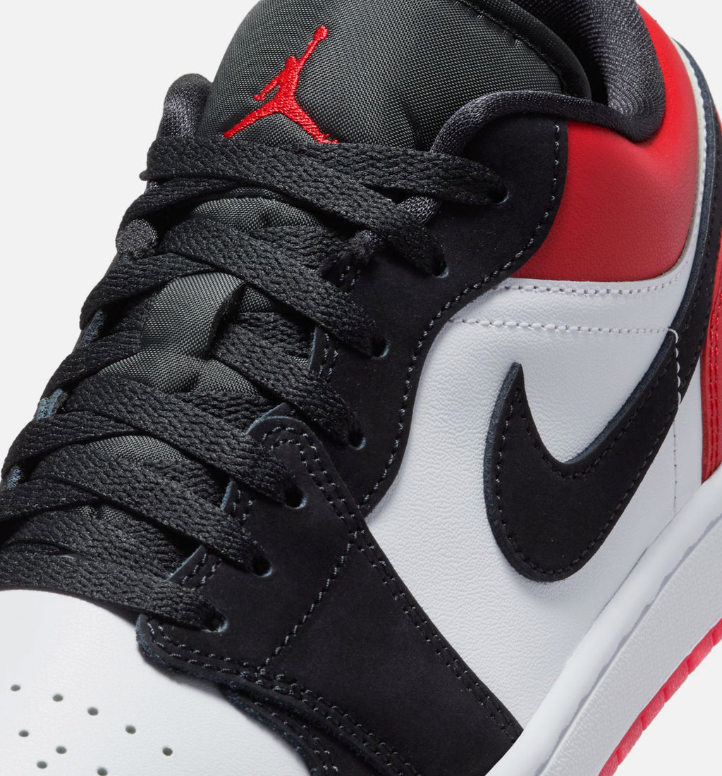 Air Jordan 1 Low SE Men's Lifestyle Shoes - White/Varsity Red/Black