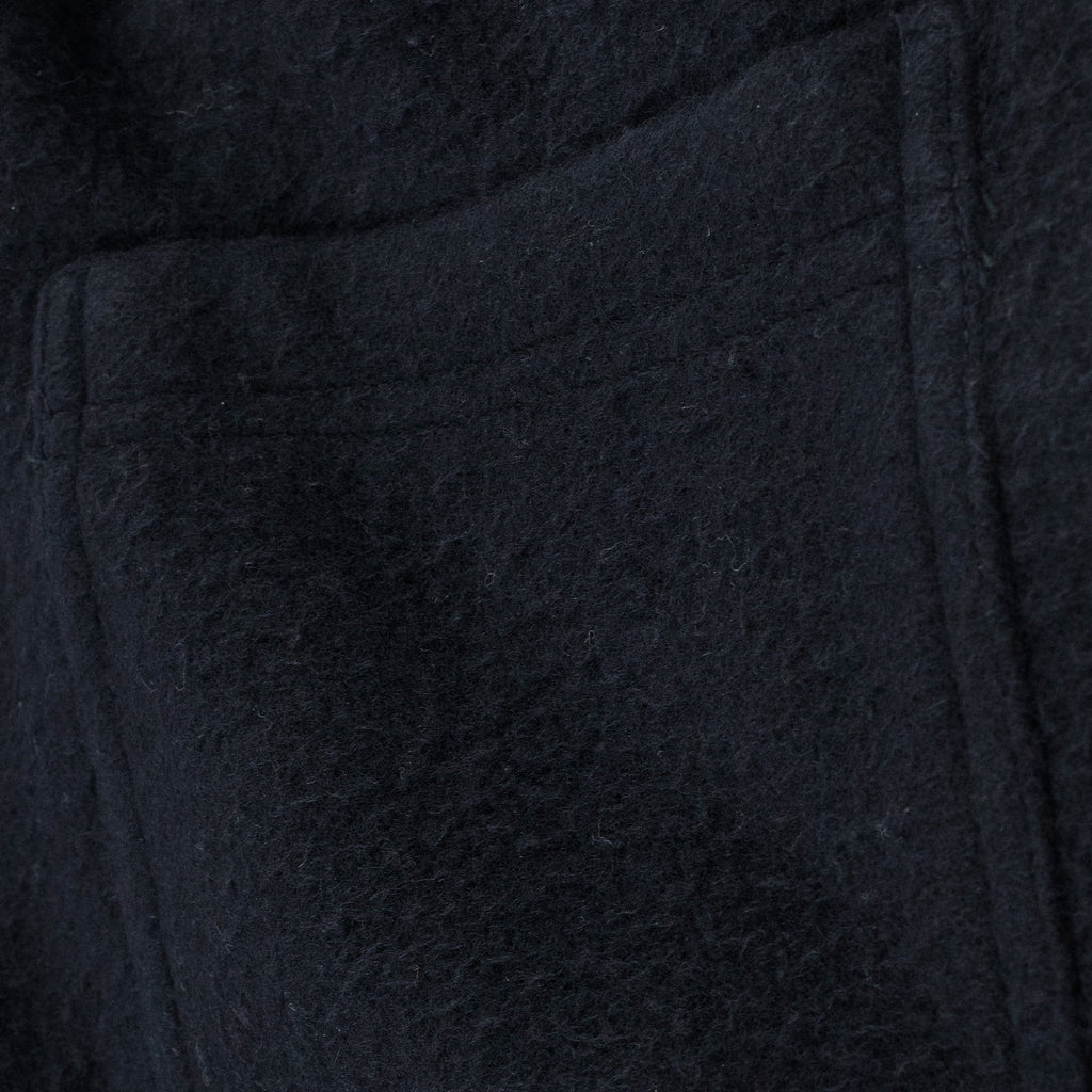 Navy Wool Track Pant