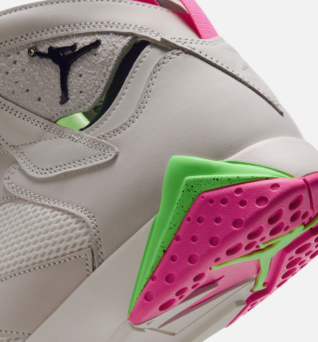 Air Jordan 7 Retro Tennis Day Men's Lifestyle Shoe – Phantom/Lime Blast/Pink Blast/Anthracite