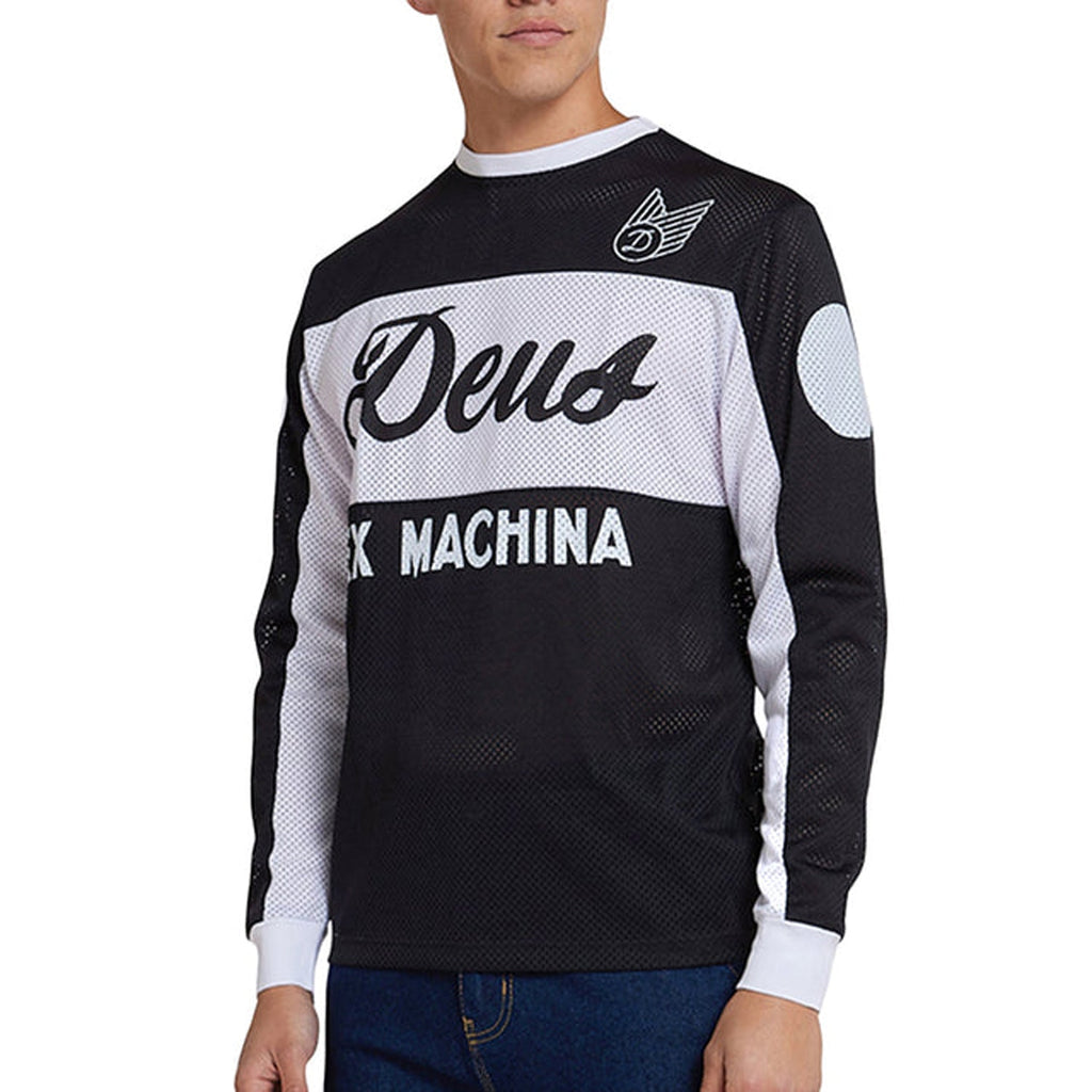 Deus Saber Moto Jersey: Black