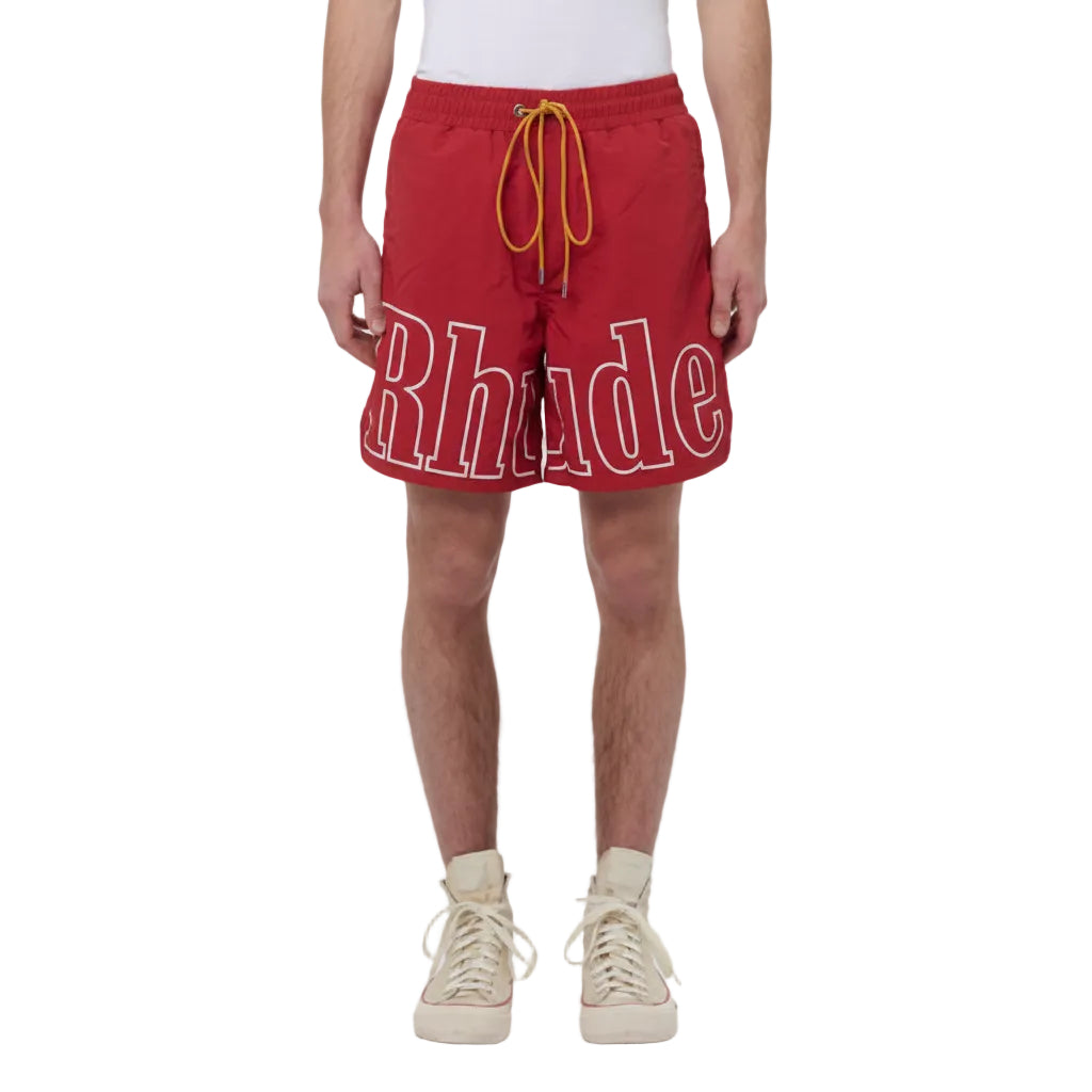Rhude Logo Track Short
