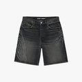 Sp5der SCRIPT WEB DENIM SHORT Black