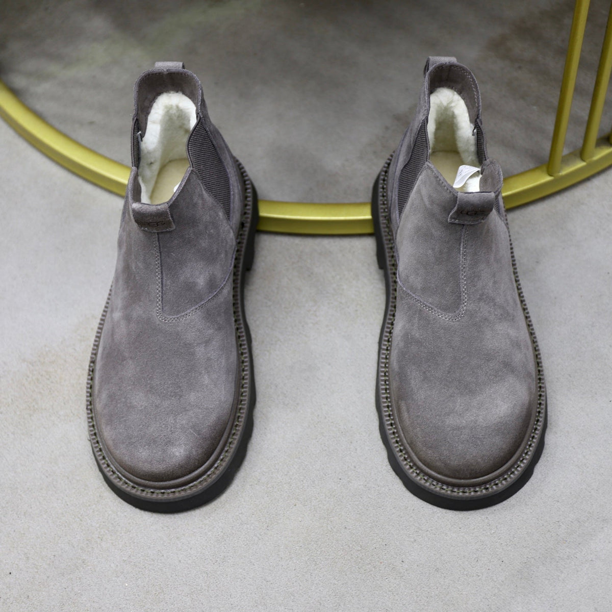 UGG Gray Suede Chelsea Casual Shoes