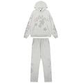 Sp5der Rhinestone Star Hoodie & Sweatpants Matching Set