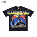 VALE USA Ride the Dragon Skeleton Graphic T-Shirt