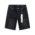Purple Brand Star Embellished Denim Shorts