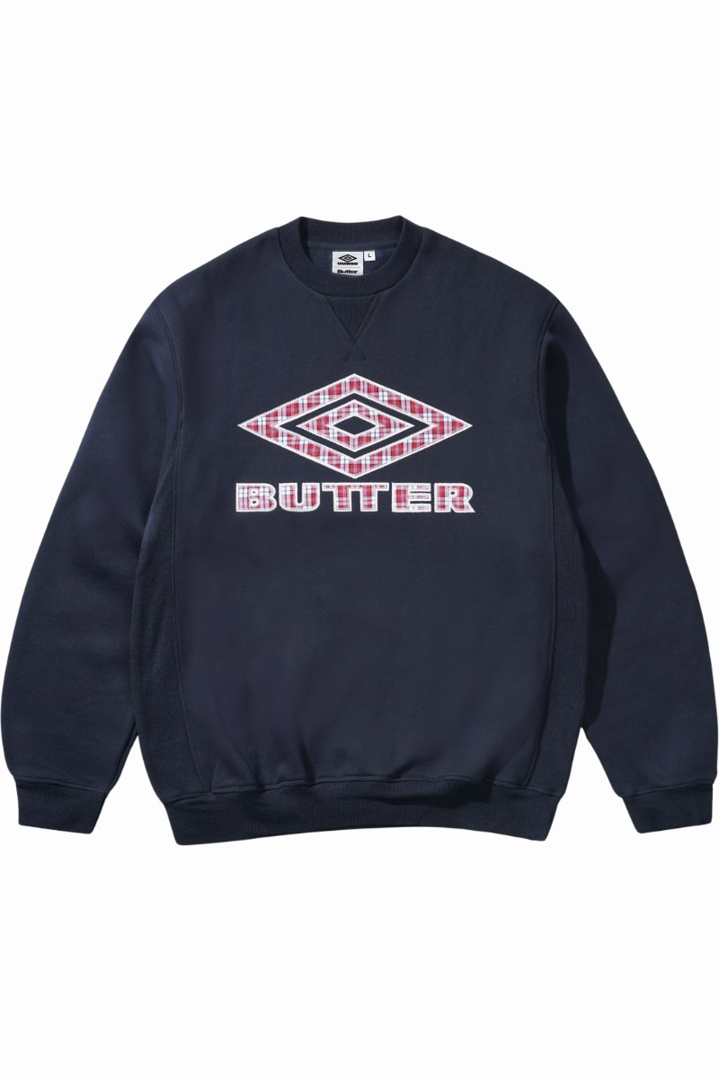 BUTTER DIAMOND CREWNECK Navy