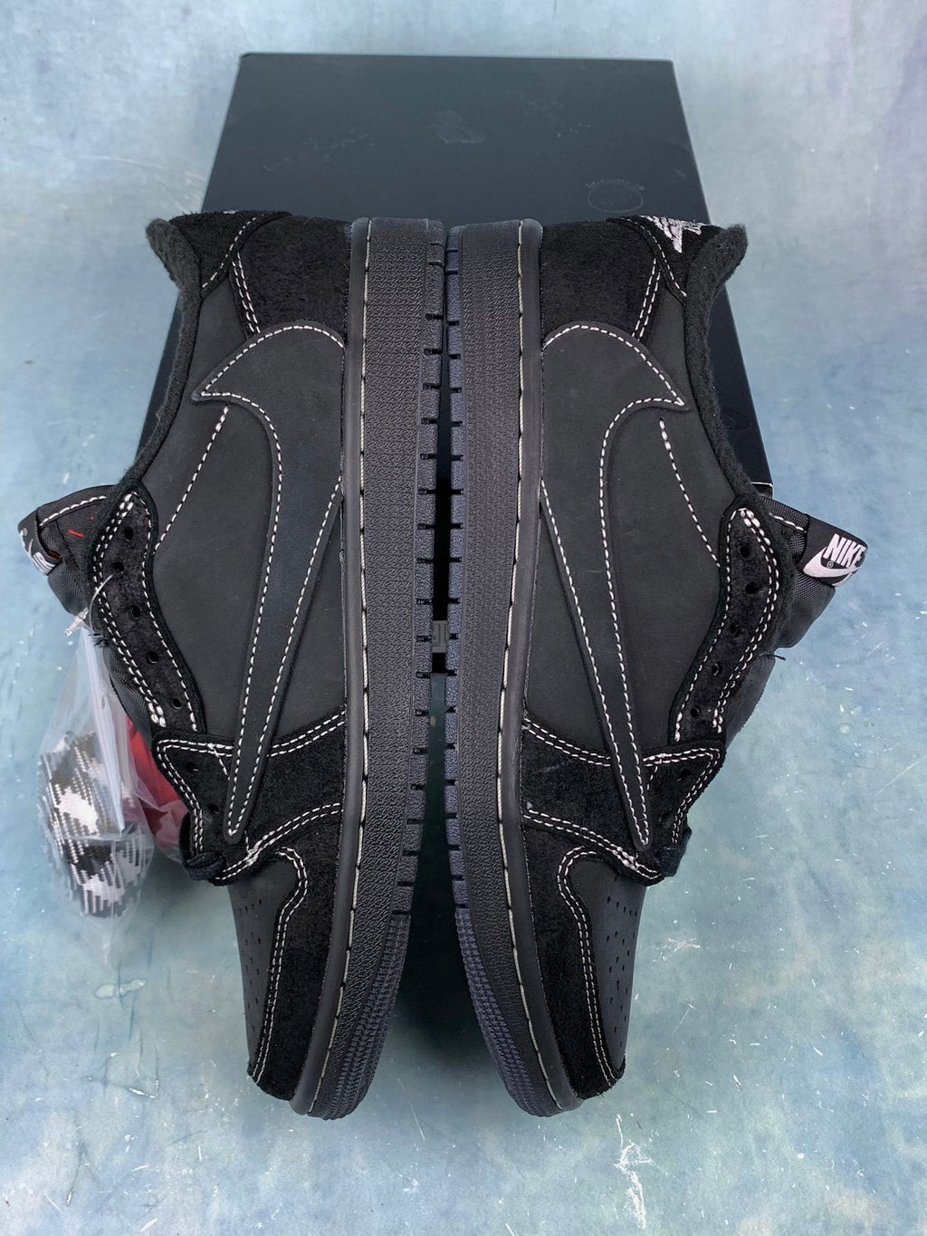 Air Jordan 1 Low Black Phantom TS Style 07 Unisex Sneakers