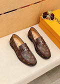 Louis Vuitton Monogram Buckle Loafers - Moc-Toe Stitching